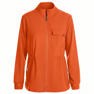 Professional Healthcare <b>Scrub</b> Jacket Elastic Waist Utility Chest Pocket Wholesale Custom Made Clinical Uniforms <b>Scrub</b> Jackets - Product Image 4