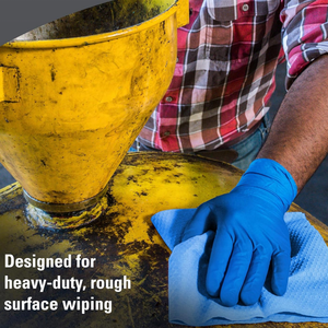 X75 Ultra Duty Woodpulp Spunlace <span class=keywords><strong>celulosa</strong></span> azul tienda <span class=keywords><strong>toallas</strong></span> toallitas de limpieza industrial rollo - Product Image 6