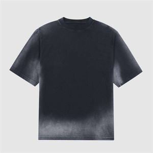 Quality Custom Logo Front Heavy Weight <b>Men's</b> Formal O-Neck T-<b>Shirts</b> 100% Cotton 300GSM Oversized <b>Leopard</b> <b>Print</b> - Product Image 3