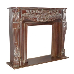 Cheminée en bois sculptée par des artisans d'Indonésie, utilisable comme table d'entrée ou table de couloir pour le mobilier de salon - Product Image 5