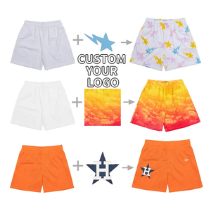 Pantalones Cortos Deportivos Personalizados para Hombre al por Mayor, de Lana, con Cordón en la Cintura, Color Sólido, Estilo Deportivo - Product Image 5