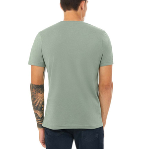 T-shirt léger à col rond 100 % coton pour homme, imprimé sérigraphié sur le devant, écologique, respirant, style streetwear estival, haute qualité - Product Image 6