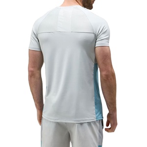 Diseño de Panel Personalizado, Spandex/Algodón, Manga Corta, Elástico, Cuello Redondo, Deportivo, Transpirable, Ecológico, Ropa Deportiva para Gimnasio, Venta al Por Mayor - Product Image 4