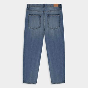 กางเกงยีนส์ผู้ชายทรงตรง สีน้ำเงิน ผ้ายืด สโตนวอช สไตล์ลำลอง ทันสมัย ใส่สบาย เหมาะสำหรับใส่ทุกวัน - Product Image 3