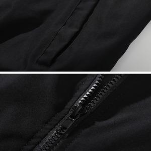 Veste de survêtement homme personnalisée bicolore style streetwear coupe oversize coupe-vent léger col montant - Product Image 6