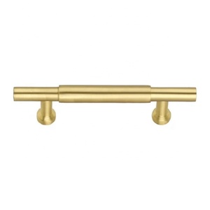Poignée de bar de luxe en laiton poli, design industriel, écologique, durable, pour armoire de cuisine, meuble, tiroir, porte - Product Image 3