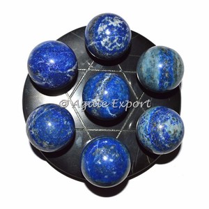 Siete Chakra bola de la Estrella de David de cuarzo rosa Base - Product Image 5