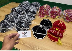 Custom Rugby Presentation Caps Embroidery Sports Outdoor Casual Formal Breathable Solid Polyester/Cotton Unisex Adult 56-58CM - Product Image 3