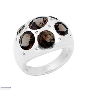 Vente en gros 925 Sterling Silver Amethyst CZ Multi Gemstone Ring Délicat Design classique pour les fêtes et anniversaires Cadeau - Product Image 6