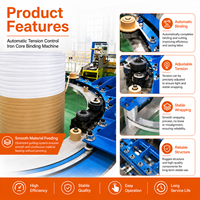 Machine automatique de ligature de bobines pour noyaux de transformateur à haute efficacité et sécurité LEADWIN, pour noyaux laminés