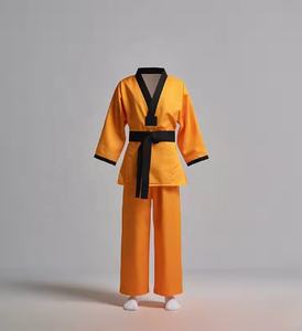 ชุดยูโดคาราเต้แบบน้ำหนักเบาสำหรับฝึกซ้อมระบายอากาศได้ดีราคาสมเหตุสมผลสีต่างกัน - Product Image 3