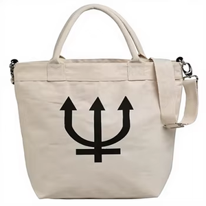 Bolso de Mano Personalizado Estilo Bohemio, Resistente, de Yute, con Asa de Cuerda de Algodón, Cierre de Cremallera y Diseño a Rayas, Impermeable, para Mujer - Product Image 2