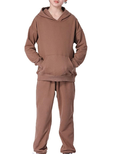 Ensemble de survêtement pour enfants respirant, de haute qualité, personnalisable et imprimé, 2 pièces, en coton biologique, pour bébés garçons, avec OEM ODM - Product Image 6