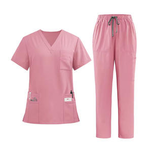 Tenues d'infirmières personnalisées en polyester recyclé, tenues médicales à marque privée pour les professionnels de la santé - Product Image 1