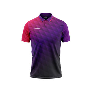 Vêtements de sport OEM/ODM personnalisables élégants, polo de tennis, de golf, de pickleball, uniformes d'équipe, spandex/polyester à séchage rapide - Product Image 3