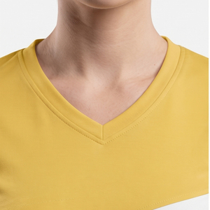 Camiseta de Voleibol para Mujer de Alta Calidad, Sublimada, con Logotipo Personalizado del Fabricante, Cuello en V - Product Image 4