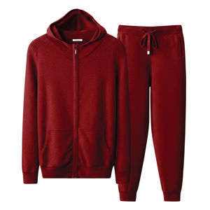 Conjunto Deportivo de Invierno para Hombre, de Dos Piezas, Personalizado, con Logotipo Bordado, Sudadera con Capucha y Pantalones Deportivos Mertra - Product Image 2