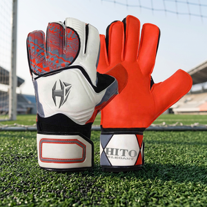 Gants de gardien de but professionnels en latex allemand super doux Predator pour enfants, avec protection des doigts - Product Image 3