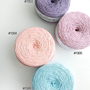 ไหมพรมโครเชต์ไล่เฉดสี GRANDE Coma Cotton สำหรับถักมือ น้ำหนัก 300 กรัม ไหมพรมฝ้ายสำหรับถักโครเชต์ - Product Image 5