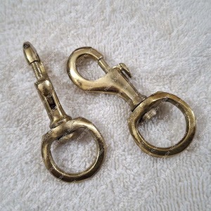 Solid Brass Swivel <b>Snaps</b> Bolt <b>Snap</b> Clip Eye <b>Snap</b> <b>Hook</b> Dog Collar Clip TIGER TOUCH TT-7924 - Product Image 2