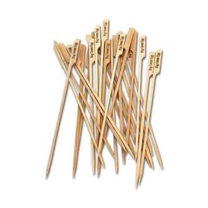 Brochetas de Bambú Desechables Blue Lotus Farm Lucy, Duraderas, con Mango Largo, para Parrilla de Carbón, Juego de Utensilios de Cocina Ecológicos - Product Image 3