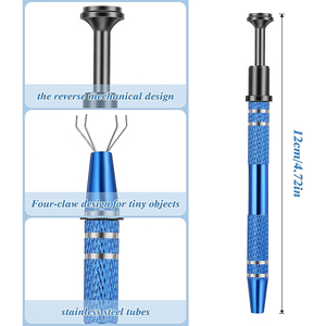 MARI INSTRUMENTS Pince à billes chirurgicale en acier inoxydable à 4 griffes pour perles et bijoux - Product Image 4