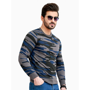 T-shirt décontracté pour homme de haute qualité à manches longues, surdimensionné et respirant, 100% coton - Product Image 5