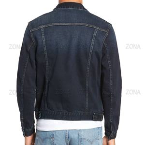 Vente en gros OEM vestes d'hiver confortables et stylées pour hommes taille plus jeans en denim délavé camionneur vestes en coton Street Wear jeans - Product Image 2