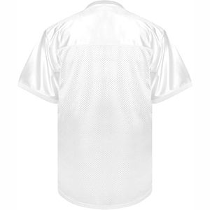 Wholesale Breathable <b>Short</b> Sleeve Plus Size <b>Mesh</b> Rugby Jersey Custom Sublimation Embroidery Uniform - Product Image 3