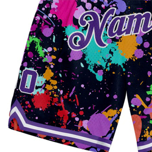 Unisex Breathable Polyester Mesh Basketball Shorts Personalized Sublimation Printed Anti-Bacterial Quick Dry Durable Stylish - Product Image 4