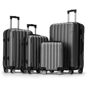 Valigia Trolley Classica con Manico Universale a Quattro Ruote, Design Verticale, in ABS e Lega di Alluminio, da 16 a 28 Pollici, per Carrelli e Trolley - Product Image 6