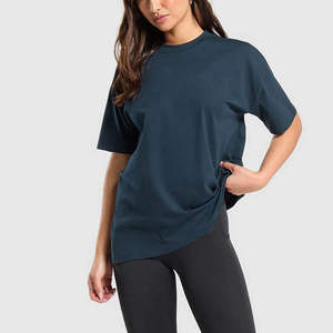 Women Oversized T-Shirt Soft Cotton Loose Fit Short Sleeve Crew Neck Casual Street Style Everyday Comfort <b>Top</b> - Product Image 1