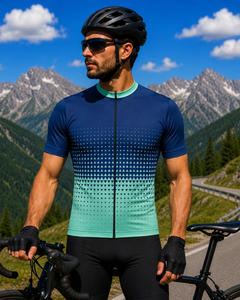 Men's Cycling Jersey Short Sleeve Black <b>Lime</b> <b>Green</b> Stripe Quick Dry Breathable Bike Top for Road MTB Riding - Product Image 4