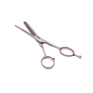 Tijeras Profesionales de Acero Inoxidable Ligeras, Negras y Rojas, con Punta Afilada, para Estilizar el Cabello, para Salón de Belleza, para Cortar y Entresacar Cabello - Product Image 3