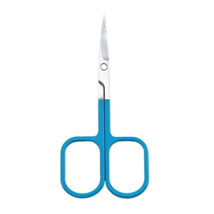 Ciseaux à sourcils à lame droite et arrondie, design simple, fabrication de qualité, pour soins de beauté, en vente - Product Image 5