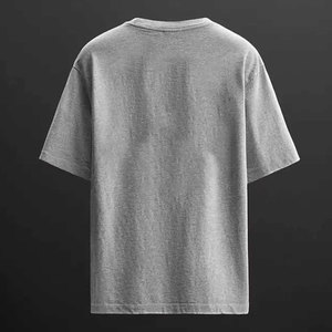 เสื้อยืดโอเวอร์ไซส์แขนสั้นผ้าฝ้ายแท้ 100% สำหรับผู้ชาย สไตล์สตรีทแวร์ - Product Image 4