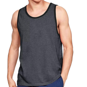 เสื้อผ้าออกกำลังกาย ผลิตในปากีสถาน ผ้าฝ้าย 100% ระบายอากาศได้ดี แห้งเร็ว เสื้อกล้าม ขายตรงจากโรงงาน ผู้ชาย ไซส์ใหญ่ รับผลิตตามแบบ OEM - Product Image 2