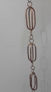 Carillon éolien en cuivre pour jardin, décoration extérieure, style simple, ornement suspendu en métal - Product Image 2
