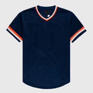 Maillot de sport vintage à col en V personnalisé de haute qualité pour homme, en maille respirante, tricot côtelé, style rétro, pour l'entraînement - Product Image 1