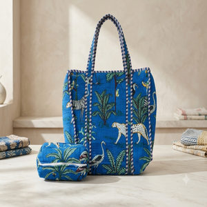 Bolso Tote Grande de Terciopelo de Color Sólido Hecho a Mano, con Cierre de Cremallera, Ecológico, Acolchado y Pintado a Mano, para Mujeres y Niñas, Superventas - Product Image 1