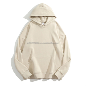 Sweat à capuche vintage surdimensionné en molleton de coton personnalisé, délavé à l'acide, vieilli au soleil, épais, à fermeture éclair, pour homme - Product Image 6