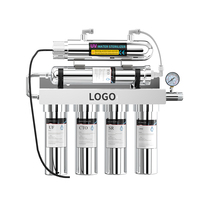 Purificateur d'eau électrique en acier inoxydable à ultrafiltration, filtre UV anti-bactéries, filtration en 6 étapes, sous-évier, cuisine, usage domestique
