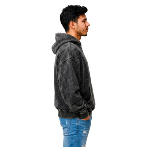 Fabricant de sweats à capuche en molleton personnalisés pour hommes, sweats à capuche streetwear doux, vente en gros, vêtements à marque privée, fournisseur OEM - Product Image 3