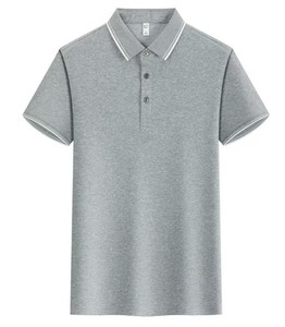 T-shirt sportif pour homme de haute qualité, tricoté, avec logo personnalisé imprimé sur le devant, couleur unie, sans motif, séchage rapide, manches courtes, polyester/coton - Product Image 4