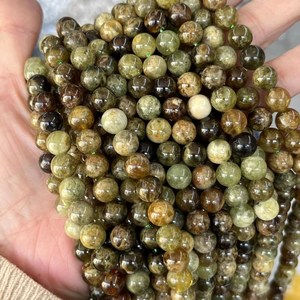 Cuentas de Jaspe Verde Natural Liso, Cuentas Sueltas de Tsavorita Certificadas por IGI, Hilo de 15 Pulgadas para Fabricación de Joyas, Proveedor Mayorista - Product Image 5