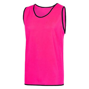 Chaleco de Fútbol Reversible Personalizado al por Mayor, Transpirable, de Secado Rápido, sin Mangas, de Color Sólido, para Entrenamiento, para Hombre, para Todas las Temporadas - Product Image 1