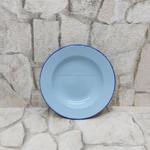 Plato y Vajilla de Metal Esmaltado Blanco, Aptos para Lavavajillas, Ecológicos, Platos para Servir en Cafeterías y Restaurantes, Platos Personalizables 2026 - Product Image 6