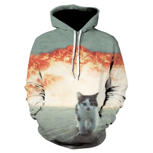 Men's Hoodie <b>Aesthetic</b> Cat 3d Sublimated Outdoor Sweatshirt <b>Top</b> Coat Quality Latest designs 2026 - Product Image 5