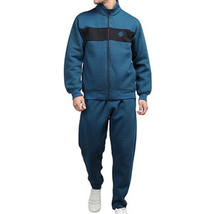 Ensemble de vêtements de sport pour homme, veste et pantalon de sport à séchage rapide, taille 4XL, respirant, pour la course à pied et l'exercice, pour adultes - Product Image 1