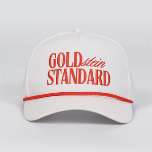 Hats With Custom Logo 5 Panel Baseball Caps Adjustable Nylon Laser Cut Fabric Perforated Hats - Product Image 2